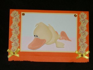 sad duck 8 1-2 x 5 1-2