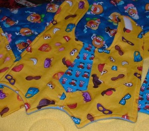 yellow bib