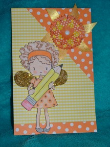 pencil angel 5 1-2 x 8 1-2