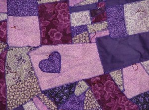 purple crazy quilt