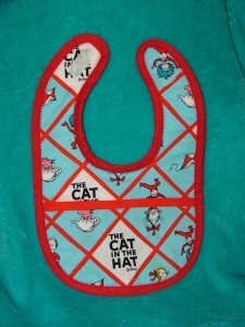 cat in the hat bib
