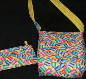 spool tote and small bag