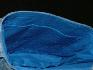 heart purse inside