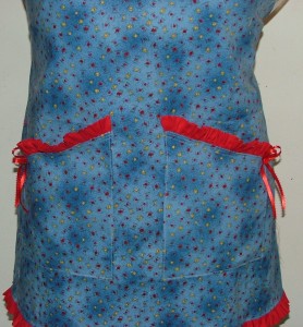 blue apron pockets