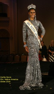 Carita Davis is the new Mrs Native America Globe 2016