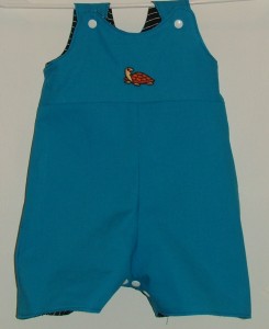 riversable baby romper front