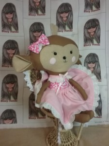 monkey right side in chair